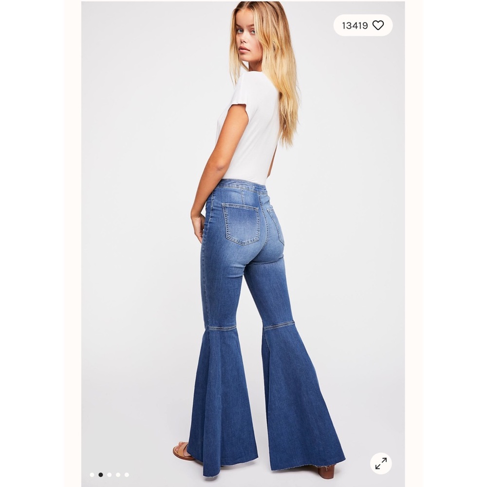 Free People Just Float on Flare Jeans